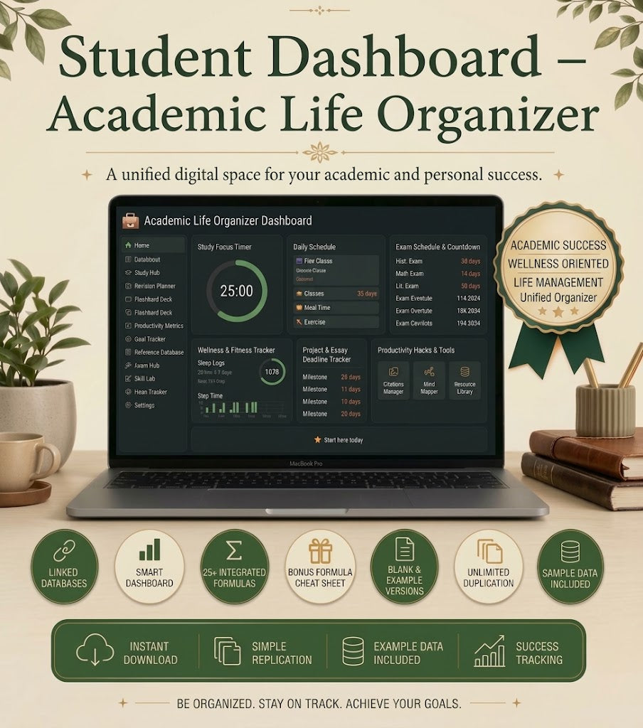 Student Dashboard – Academic Life Organizer