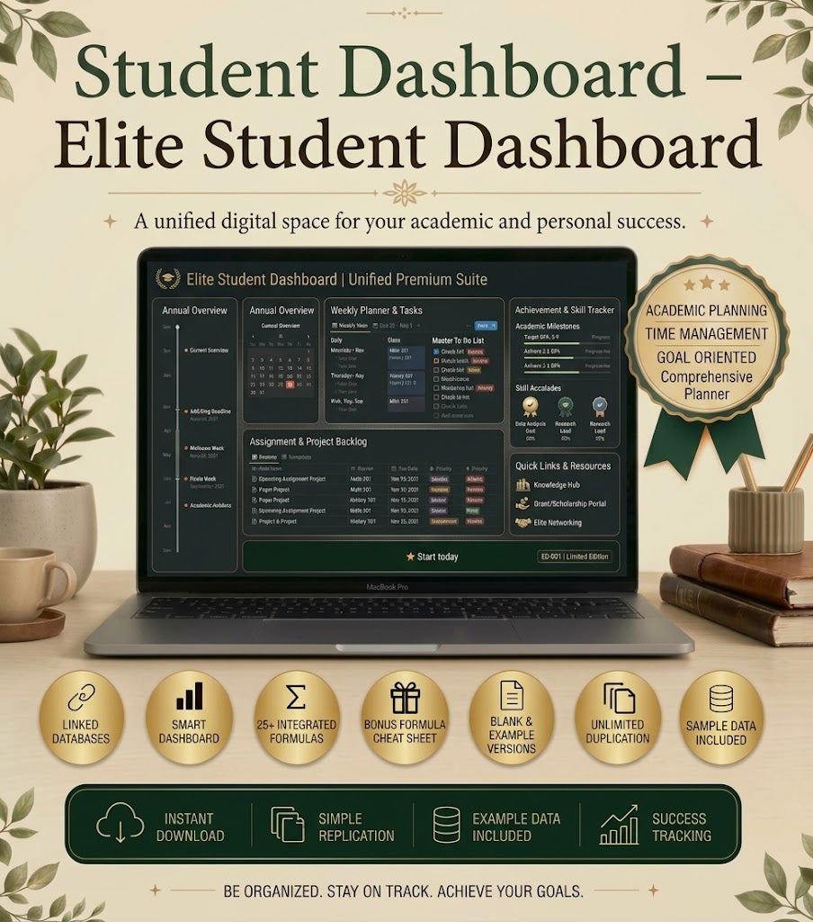 Student Dashboard – Elite Student Dashboard