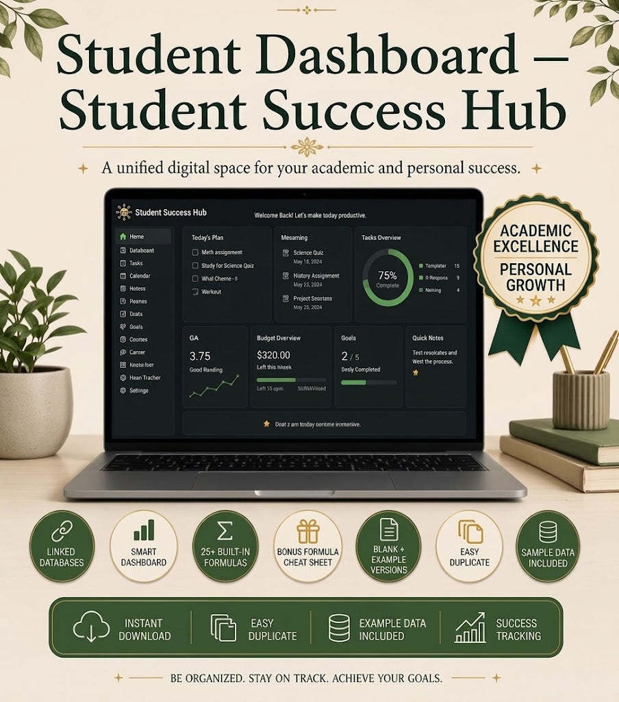 Student Dashboard – Student Success Hub