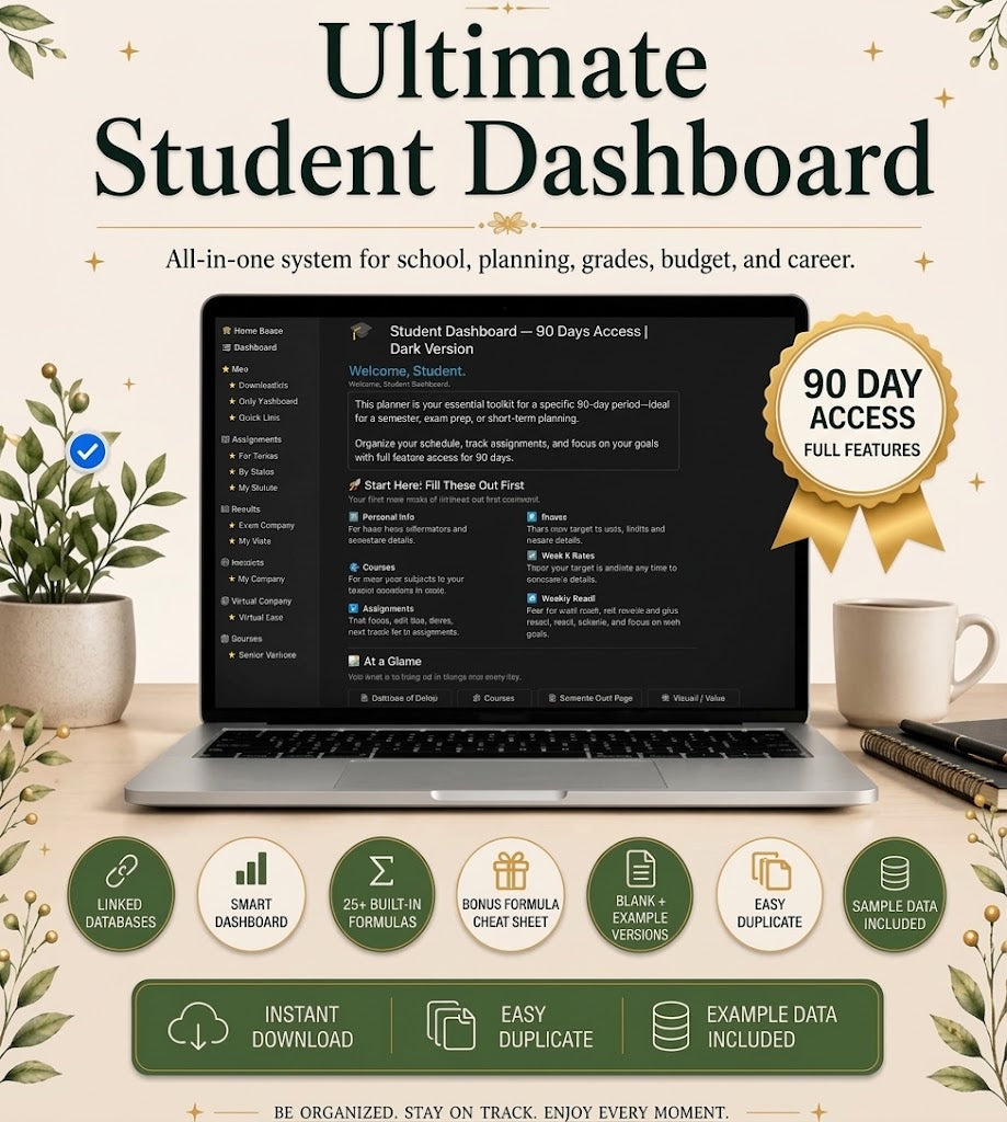 Student dashboard - 90 Days Access